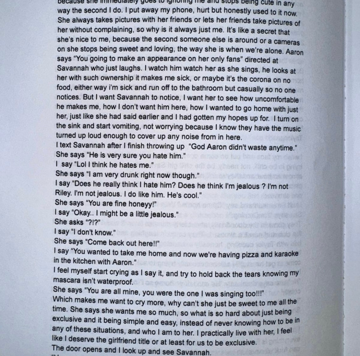 Let’s Kall Her Savannah, Manuscript 2, Weeks 5-8, by Kayla Ann