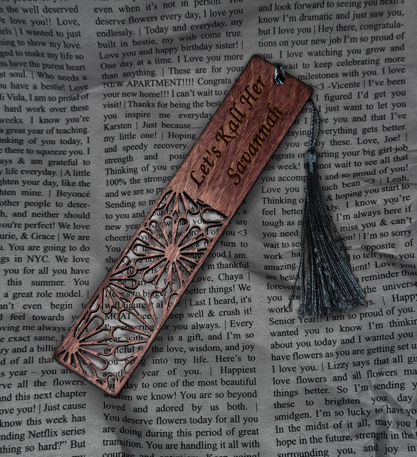 Let’s Kall Her Savannah Limited Edition Wooden Bookmarks