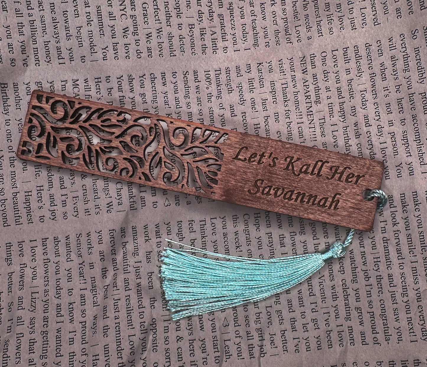 Let’s Kall Her Savannah Limited Edition Wooden Bookmarks