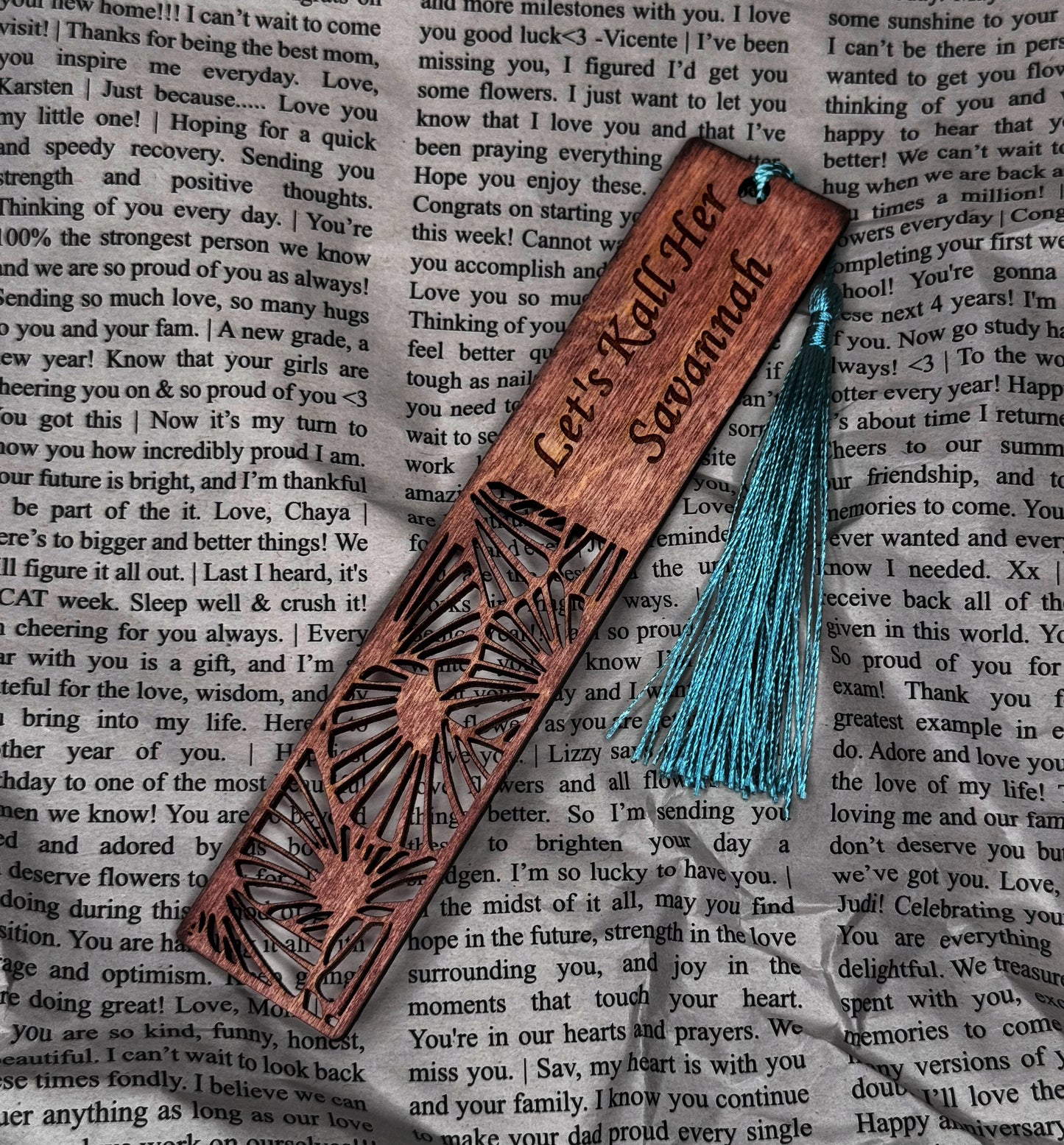 Let’s Kall Her Savannah Limited Edition Wooden Bookmarks