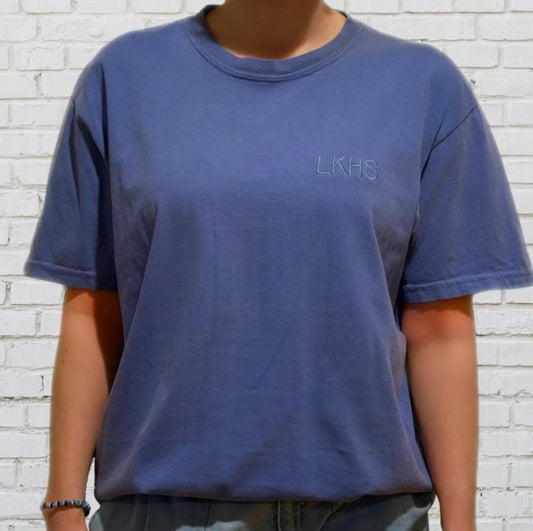 Let’s Kall Her Savannah Blue T-Shirt Tops Womenswear Comfortable Casual Everyday