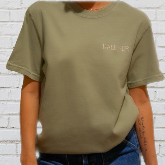 Kall Her Green Mint T-Shirt Tops Womenswear Comfortable Casual Everyday