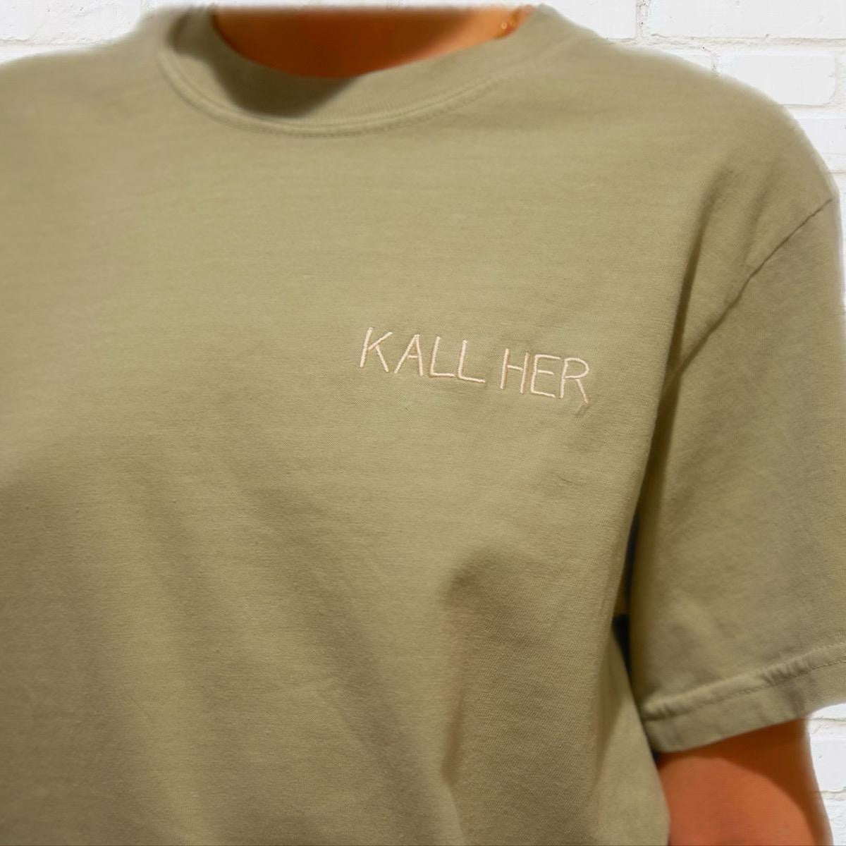 Kall Her Green Mint T-Shirt Tops Womenswear Comfortable Casual Everyday